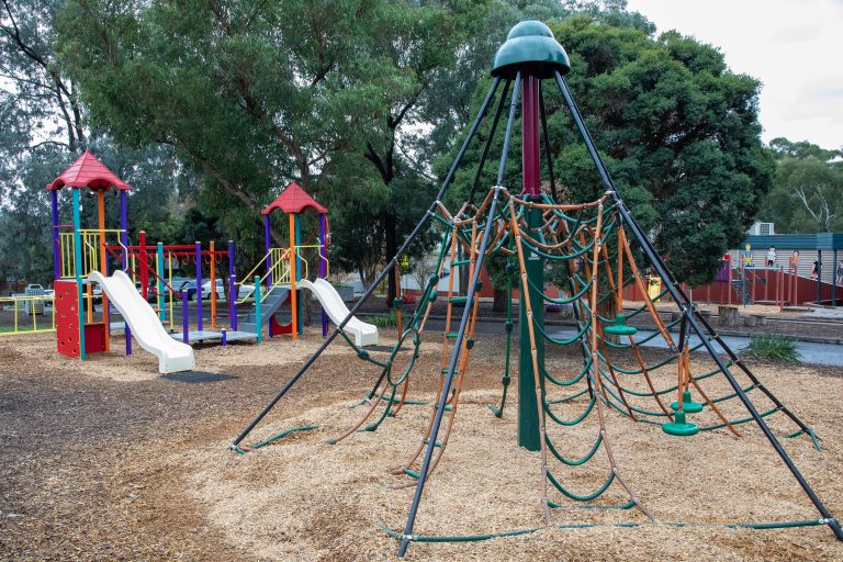 Spider and playground slides