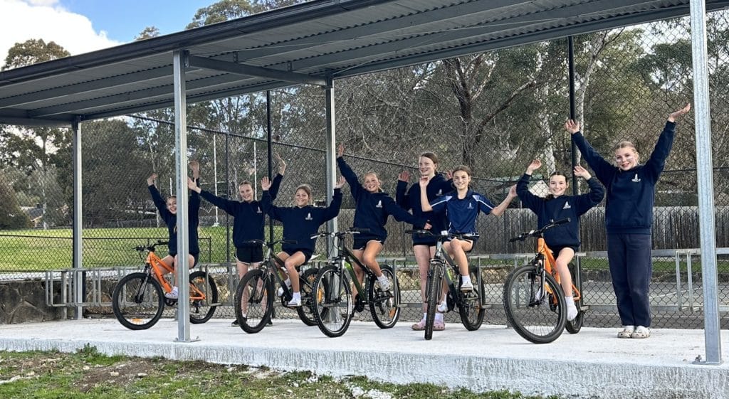Andersons Creek Primary School Bike Shed